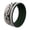 Forest Ridgeline, variant on Men's Strata Silicone Ring - Breathable & Durable Wedding Silicone Bands - Mens Grey/Black Size 11