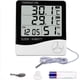 thumbnail image 1 of Digital Hygrometer Thermometer, Indoor Outdoor Temperature Humidity Monitor, Home Office Temperature Humidity Gauge Meter, 1 of 5