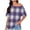 Purple, variant on Ohufall One Shoulder Shirts for Women Print Short Sleeve Pullover Casual Tops Loose Fit Summer Cute Tops