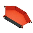 thumbnail image 4 of Square/Hexagonal Tray Bar Nightclub Game Board Folding PU Leather Plate PU Leather Plate Desktop Storage Box, 4 of 9