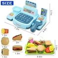 SNNROO Cash Register Toy for Kids Pretend Play Cashier Supermarket Shop