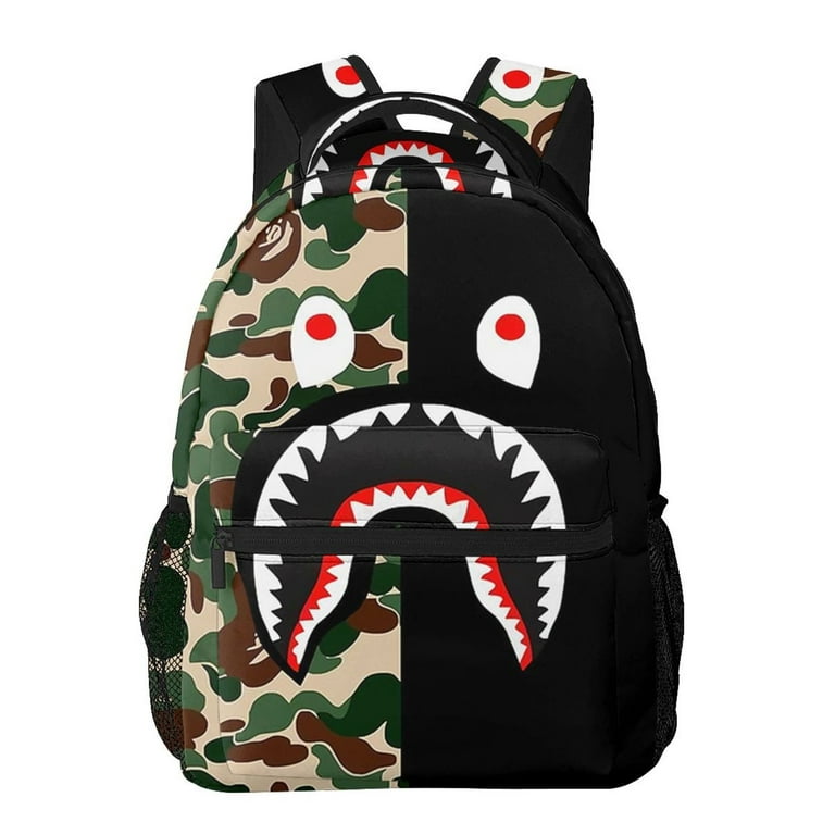 Bape Camo Shark Casual Daypack