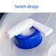 thumbnail image 3 of Contenedor de agua PE Pesca Bolsa plegable Tanque para beber Práctico para llevar 3/5/8/10/15L Prensa y flujo Botella de senderismo para ahorrar Kits de desorden para acampar blanco azul 3L Eigraketly HW5645-01, 3 of 6