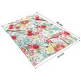 thumbnail image 4 of Pioneer Flower Floral Print Pattern Blanket,Comfortable Soft Flannel Throw Blanket,All Season,Warm Lightweight Blankets for Sofa Bed Couch Living Room Chair,40"x50", 4 of 4