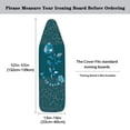thumbnail image 5 of HELLHERO Ironing Board Cover Home Protective Cover Elastic Edge Hook and Loop Fastener Blue Rose Pattern Ironing Board Protector Cover for Tailor Shop, 5 of 5