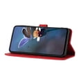 thumbnail image 3 of For Google Pixel 9a Case Flower Design Leather Flip Phone Cover with Card Holder Wrist Strap - Black, 3 of 5