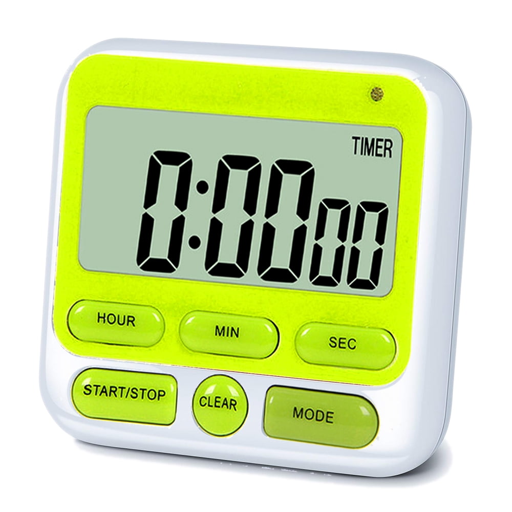 100 PCS Digital Kitchen Timers for Cooking Magnetic Timer for Cooking Loud  Alarm Green, 1 unit - Kroger
