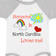 thumbnail image 4 of Inktastic Someone in North Carolina Loves Me Boys or Girls Baby Bodysuit, 4 of 5