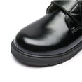 thumbnail image 6 of Boys Slip On Leather Loafers Toddler Comfortable Dress Shoes Kids Lightweight Non Slip Walking Sneakers, 6 of 8