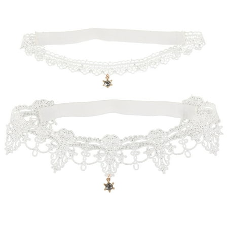 Lace stockings 2pcs New Bridal Lace Stockings Rhinestone Pendant  Western Wedding Garter