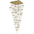 thumbnail image 1 of Lava Integrated LED Brass Chandelier, 1 of 3