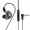 Black, variant on BIMZUC QKZ SK8 3.5mm Wired Headphones In-Ear Earbuds Dynamic Music Earphones Ear Hook Sports Headset with Built-in Mic & In-line Control, 1.2m Cable Noise Isolation Heavy Bass, Pink