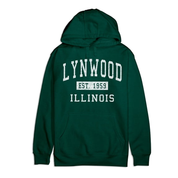 Lynwood Illinois Classic Established Premium Cotton Hoodie