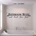 thumbnail image 4 of Removable DIY Wall Sticker Mural Home Decal Decor for Bathroom, 4 of 9
