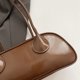 thumbnail image 2 of Bolso Bandolera para Mujer Compras Cuero PU Sólido (café), 2 of 9