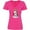Hot Pink, variant on Inktastic Super Unicorn Women's V-Neck T-Shirt