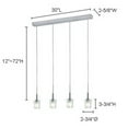 thumbnail image 2 of PD301-4 Jesco Lighting Akina - Four Light Pendant, 2 of 2