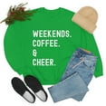 thumbnail image 5 of Cheer Mom Sweatshirt, Cheer Mom Hoodie, Weekends, Coffee, Cheerleading Mom, 5 of 5
