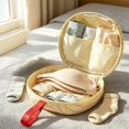 thumbnail image 4 of Underwear Storage Bag Travel Portable Underwear Socks Storage Bag 3-in-1 Travel Clothing Close Fitting Clothing Storage Bag, 4 of 6