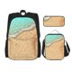 thumbnail image 1 of Fotbe Beach Footprint Set Escolar 3 en 1 para Niños - Mochila Duradera con Lonchera Aislante y Estuche para Lápices - Mochila Escolar para Niños y Niñas, 1 of 7