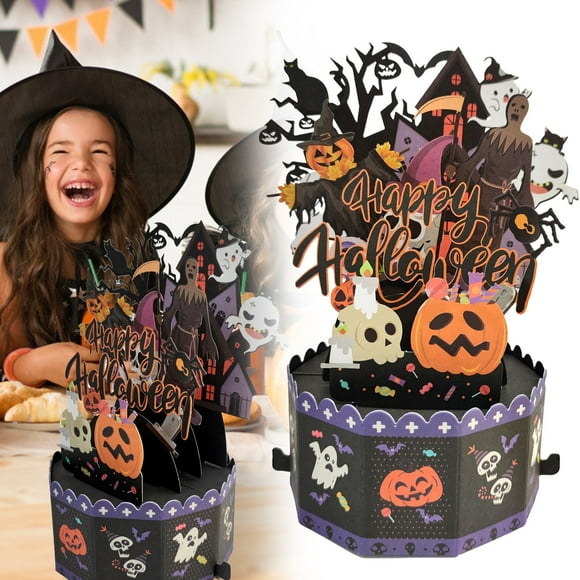 Liquidation! Carte d'Halloween Ou Carte de Vœux 3D Anniversaire