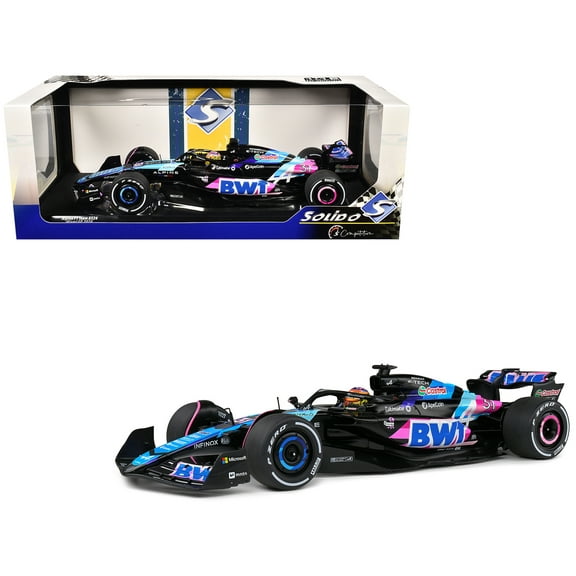 Alpine A524 #31 Esteban Ocon "BWT" Formula One F1 Miami GP (2024) "Competition" Series 1/18 Diecast Model Car by Solido