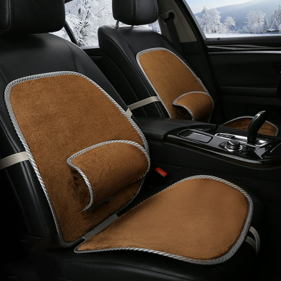 EARKITY Car Seat Cushion, Car Seat Cover, Comfort Seat Cover, Car Driver Seat Cushion, Car Seat Covers Protector Cushion, Lumbar Back Brace Massage Support Cushion for Car Seat Chair