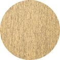 thumbnail image 1 of Ahgly Company Machine Washable Indoor Round Abstract Brown Contemporary Area Rugs, 4' Round, 1 of 4