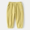 thumbnail image 2 of Fozruso Girls Sweatpants Women's Sportswear Pants Suitable For And Toddlers Casual Jogging Pants Soft And Comfortable Ankle Cuffed Trousers With Elastic Sizes 5-6 Years, 2 of 4