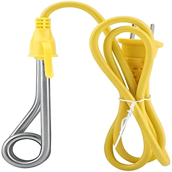 HIBIBUD Electric Heater,Mini Boiler Hot Water Coffee Immersion for Home Office Travel Use(600W 220V)