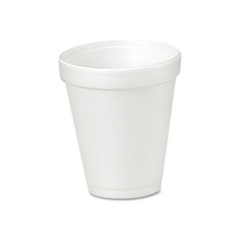 Dart Foam Drink Cups, 4 oz, 50/Bag, 20 Bags/Carton -DCC4J4