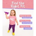 thumbnail image 5 of Lalo & Luna Two Cute Heart Second Birthday Girls Long Sleeve Shirt, Toddler Tee, Mauve Heather, 5 of 6