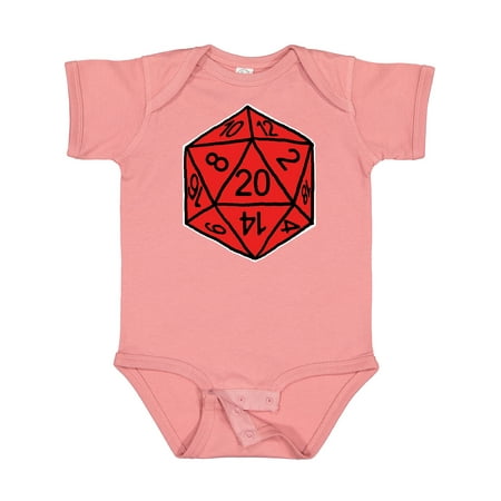 

Inktastic Red 20 Sided Dice Gift Baby Boy or Baby Girl Bodysuit