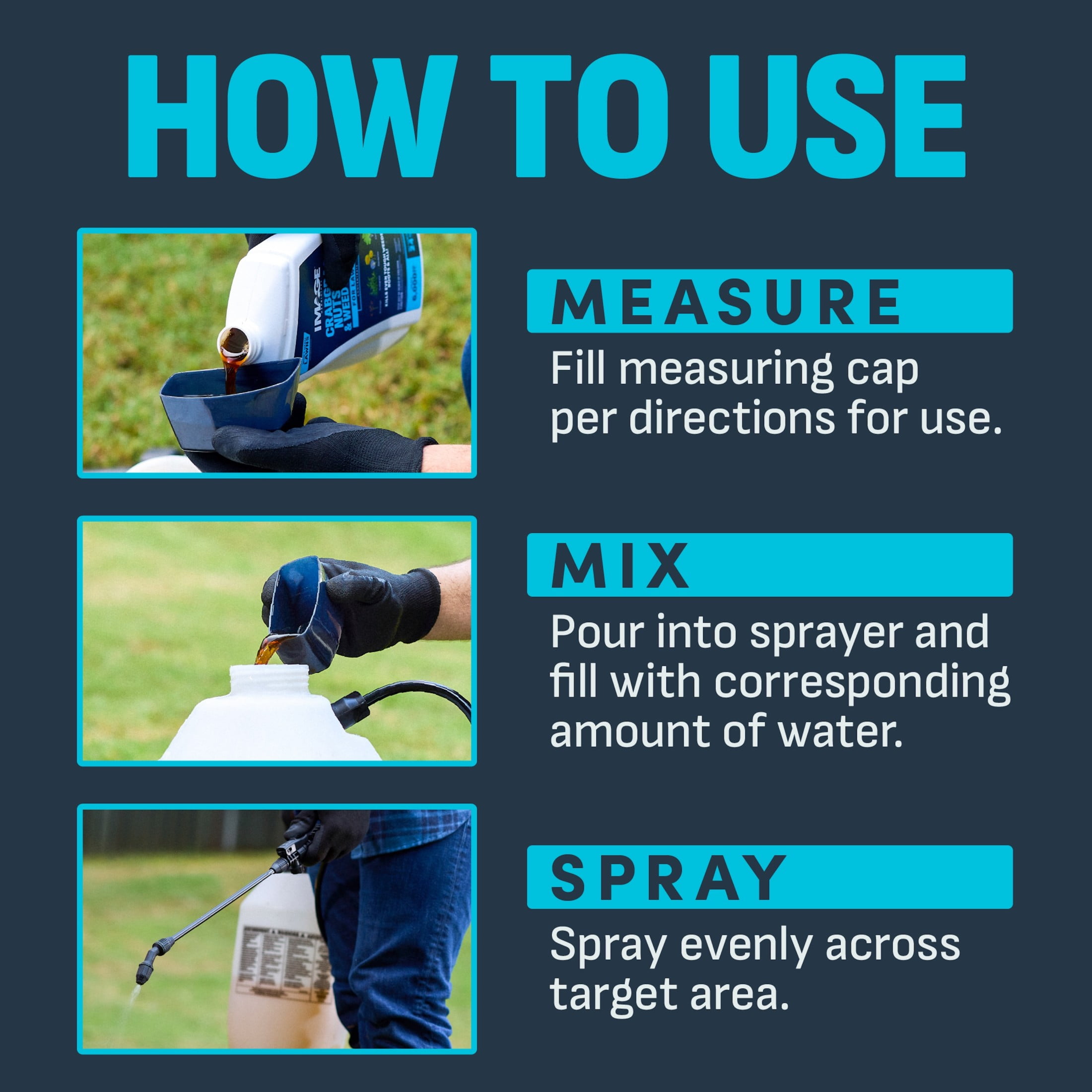 Image All-in-One Lawn Weed Killer Herbicide, 24 fl oz. Concentrate