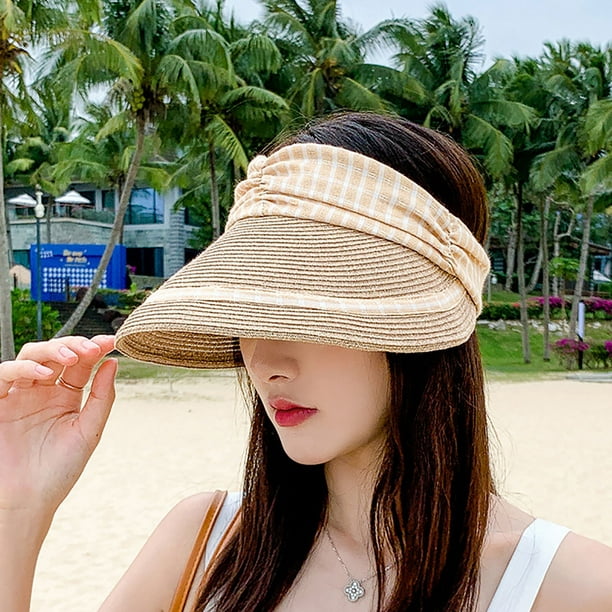 Summer Hats For Women Women's Sunshade Breathable Sun Hat Bow Outdoor  Tourism Fisherman Hat Beach Hats For Women