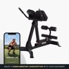 Inspire Fitness Heavy-Duty 45/90 Hyperextension Workout Bench with Fully Adjustable Hip and Leg Pads, Black