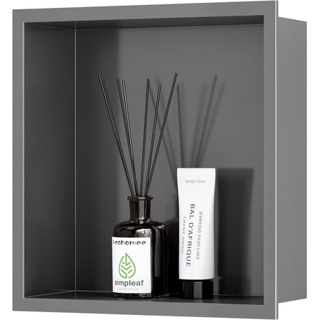 Shower Niche Stainless Niche NO Tile Needed Recessed Shower Shelf for Bathroom Storage