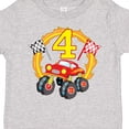 thumbnail image 4 of Inktastic Monster Truck 4th Birthday Boys or Girls Toddler T-Shirt, 4 of 5