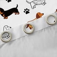 thumbnail image 4 of Homewish Cartoon Dachshund Lover Black Out Curtains, Kawaii Dog Dalmatian Curtains Pack of 2 (42x63 Each), Cute Animal Theme Bedroom Curtains, Window Curtains Home Decor, 4 of 6
