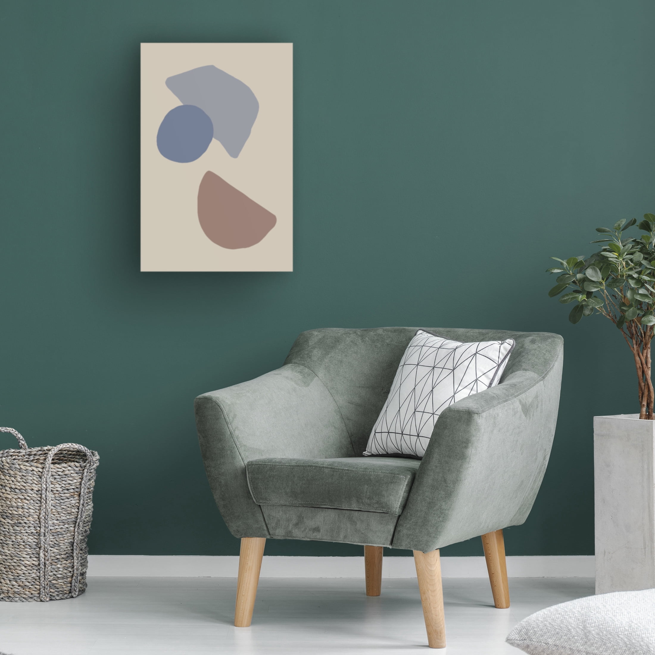 Pictufy Studio 'Organic Shapes 4' Canvas Art - 12 x 19 Inches