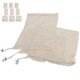 thumbnail image 1 of Durable Cotton Mesh Drawstring Bag, Tear-Resistant Fruit Storage Bag, for Home Use Kitchen, Bedroom Storage Toys Vegetable Snacks Cosmetic, Bathroom Storage ANGGREK Otros, 1 of 8