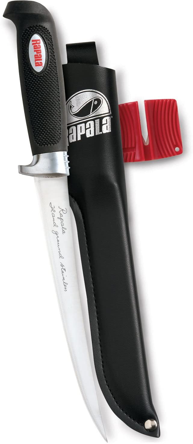Sheath Single Stage Sharpener 4-Inch Rapala4 Soft Grip Fillet 