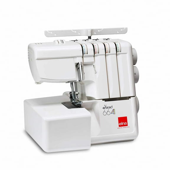 Elna eXtend 664P V2 Overlock Serger Machine 8 Build In Stitch Programs LED Light