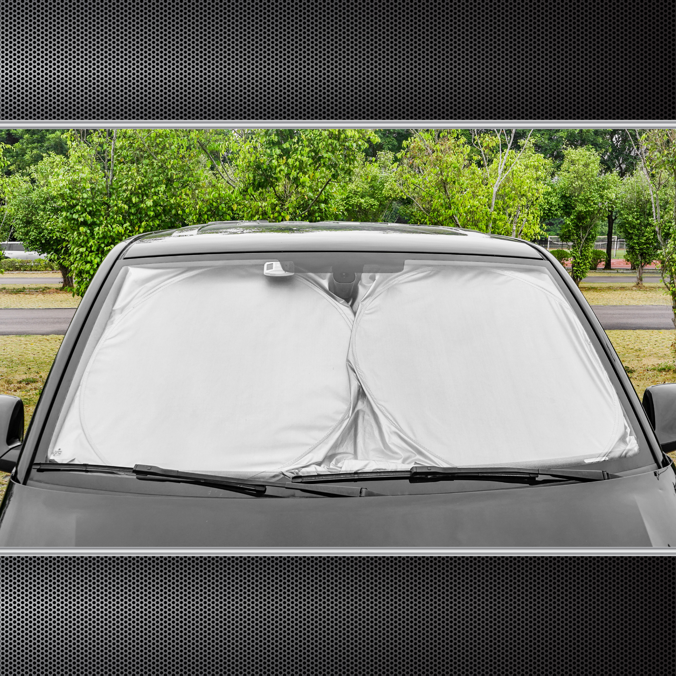 Auto Drive Foldable Windshield Sunshade, 67" x 39" photo 7