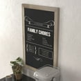 thumbnail image 5 of BizChair Weathered Magnetic Wall Chalkboard, Extra Large Size 20" x 30", Framed Decorative Chalkboard with Eraser - For Kitchen, Weddings, Menus and More!, 5 of 11