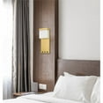 thumbnail image 2 of Cal Lighting Getafe Metal Beside Wall Sconce with Rocker Switch in Satin Gold, 2 of 5
