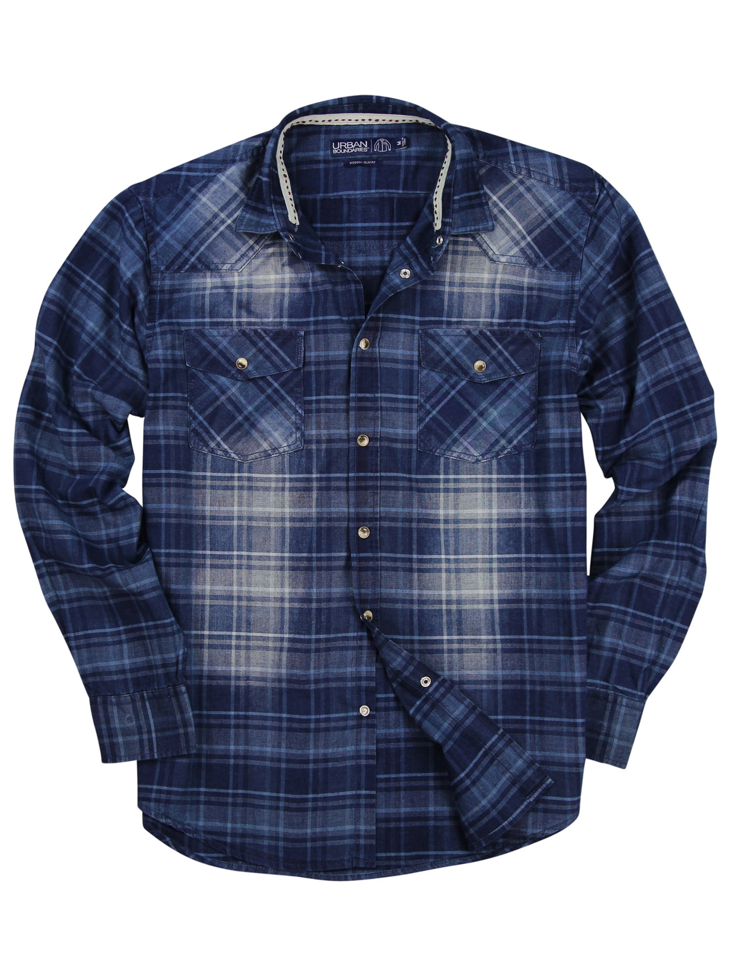 men's long sleeve western shirts with snaps