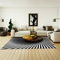 thumbnail image 3 of Realhomelove 3D Vortexes Illusion Rugs 3D Visual Optical Creative Carpet Mondern Non-Slip Floor Mat for Entrance Bedroom Living Room Playroom Dining Home Decor Area Rug 32" X 20", 3 of 5