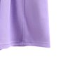 thumbnail image 3 of Yubnlvae Women's Cotton Shorts - Elastic Waist Knee Length Casual Bottoms Purple Xxl, Women's Elastic Waist Knee Length Casual Cotton Shorts with, 3 of 4