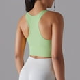 thumbnail image 4 of Besolor Women's Racerback Workout Crop Tank Tops Seamless High Impact Gym Yoga Athletic Sport Bras, 4 of 5